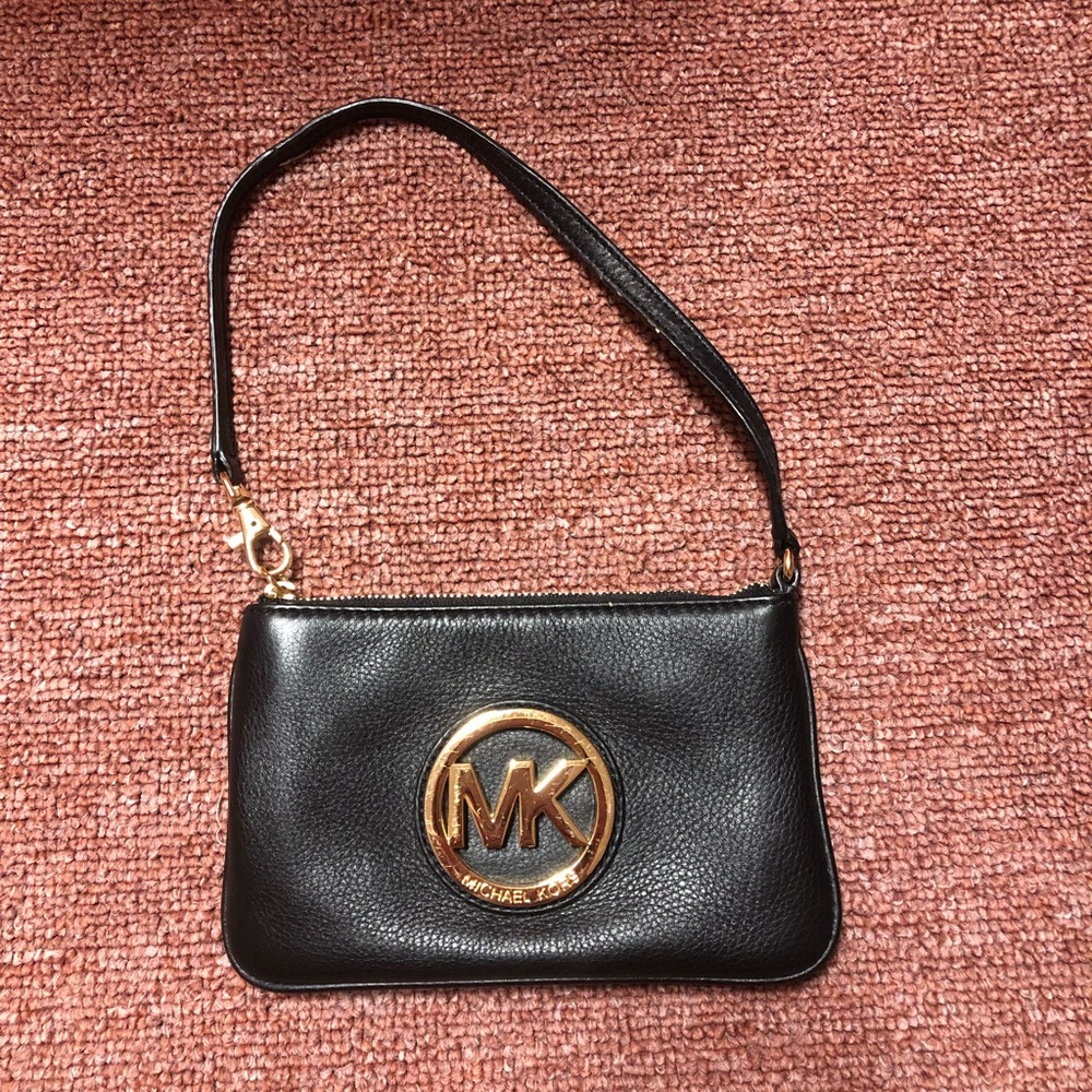 Black Michael Kors Wristlet